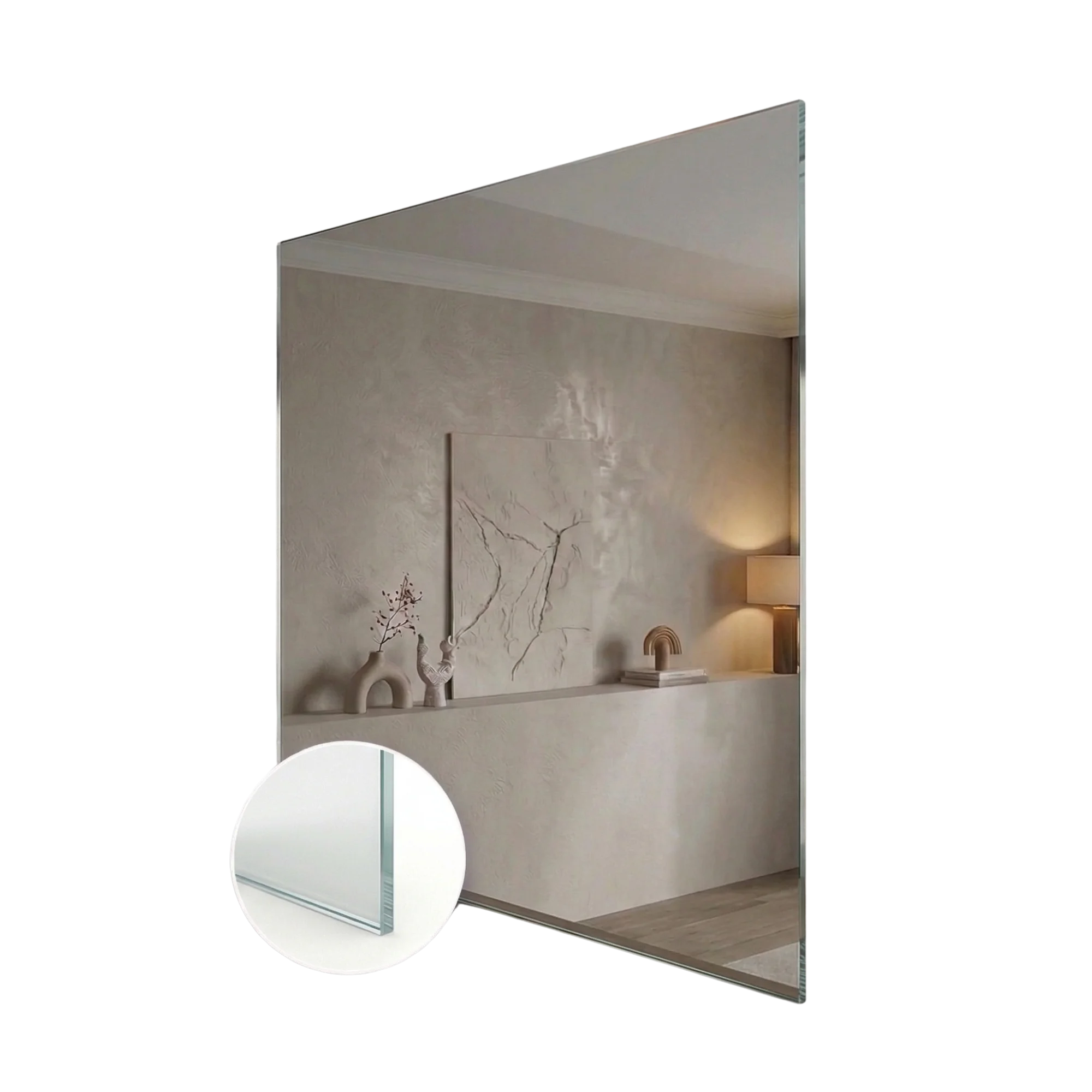 Miroir sur mesure - depannage vitrier Lyon pose et remplacement